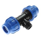 Teu compresiune cu filet interior 32mm 1 inch pentru tevi PHD