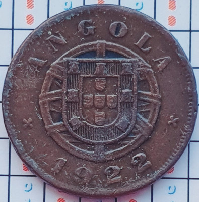 Angola 5 centavos 1922 km 62 - A031 foto