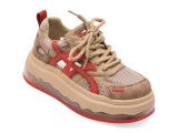 Cumpara ieftin Pantofi sport GRYXX rosii, 5S137, din material textil