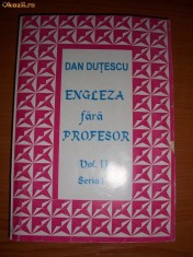ENGLEZA FARA PROFESOR , VOL 2 SERIA 1 . STARE FOARTE BUNA .