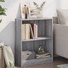 VidaXL Bibliotecă, gri sonoma, 60x24x76 cm, lemn prelucrat 815085
