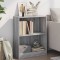 vidaXL Bibliotecă, gri sonoma, 60x24x76 cm, lemn prelucrat 815085