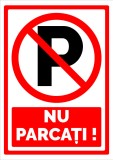 indicator de securitate pentru interzicere nu parcati