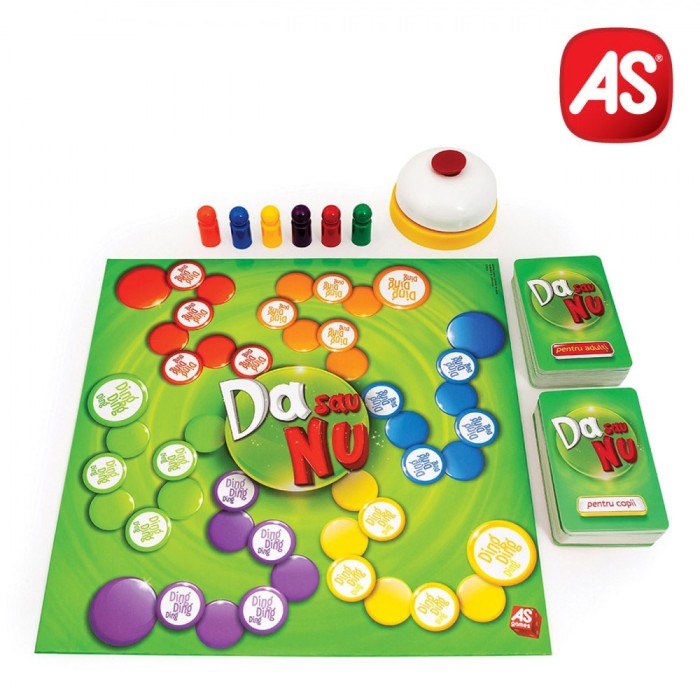 Joc de Societate AS, Da sau Nu, 2 Nivele, Multicolor