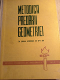 Metodica predării geometriei,in școala generală de 8 ani