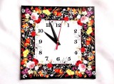 ceas perete cu flori 34055