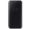 Husa de protectie Clear View Cover Samsung pentru Galaxy A5 (2017), Black, Negru, Plastic
