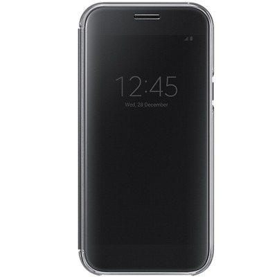 Husa de protectie Clear View Cover Samsung pentru Galaxy A5 (2017), Black foto