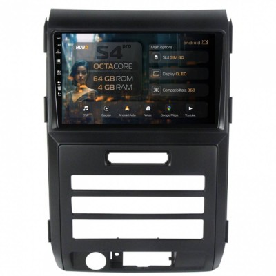 Navigatie Ford F150 (2008-2014) 4GB RAM Android 13 Octacore Slot Sim 4G DSP GPS Wi-FI Carplay Android Auto USB Bluetooth Waze Touchscreen 9 inch foto