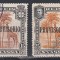 Nyassa Mozambic 1903 - Timbre girafe din 1901 supratipar &bdquo;PROVISORIO&rdquo;, Stampilat