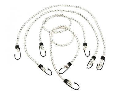 Set 4 coarde pentru fixarea bagajelor, 10 mm x 100 cm, Geko G02395 foto