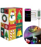 Sir de lumina inteligenta fulg de zapada USB - 20 LED micro RGBIC 16, Phenom