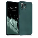 Husa pentru Xiaomi Mi 11 Lite 5G, Silicon, Verde, 54727.14, Carcasa, Kwmobile