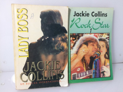 Jackie Collins - Lady Boss si Rockstar - 2 carti foto
