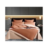 Lenjerie de Pat din Matase cu 6 Piese Pentru Pat Dublu - SUZ100