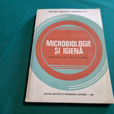MICROBIOLOGIE ȘI IGIENĂ * MANUAL LICE SANITARE / GHEORGHE DIMACHE /1996 *