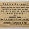 Afis vechi Teatru de copii - Pe aici nu se trece - pentru orfanii de razboi 1923