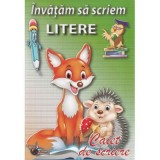 Invatam sa scriem litere. Caiet de scriere