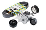 Set curea transmisie cu caneluri Citroen Jumper II, Jumper II Sasiu; Ford Transit V363, Transit V363 Sasiu; Peugeot Boxer, Boxer Sasiu Motor 2.2 HDi