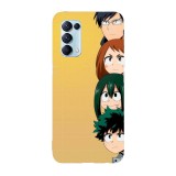 Husa compatibila cu Oppo A72 model My hero academia anime, Silicon, TPU, Viceversa, Transparent, Carcasa