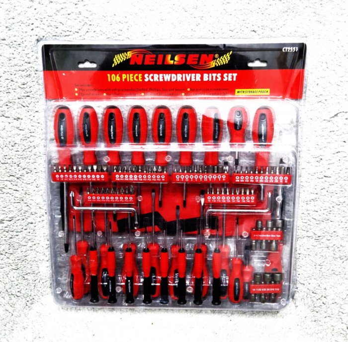 Set de 106 Surubelnite NEILSEN cu Husa depozitare noi, sigilate