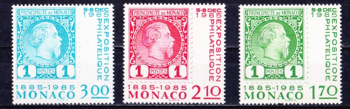 TSV - 1985 MICHEL 1677 - 1679 MONACO MNH/** LUX