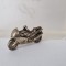 Brelog Miniatura din Argint - Motocicleta
