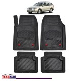 Covorase Auto TeamCar&reg; Tip Tavita Compatibile Subaru Legacy IV (2003&ndash;2009) Negru Material Rezistent, Cauciuc