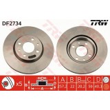 Disc frana fata TRW DF2734