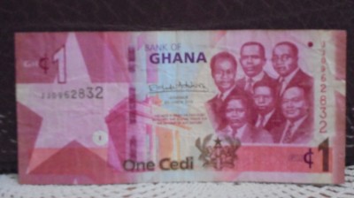 GHANA - 2019 - 1 CEDI - F . foto