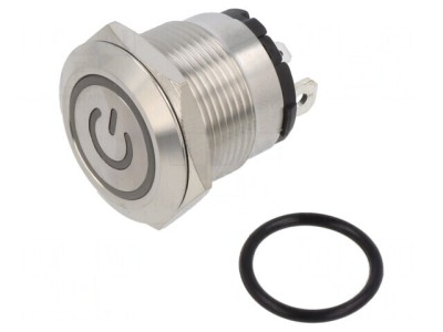 Comutator Anti-Vandalism SPST-NO 20A 220VAC IP40 24V foto