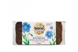 Paine integrala de secara cu seminte de in eco 500g Biona
