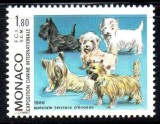 Monaco 1986, Fauna - Caini, serie neuzata, MNH, Nestampilat