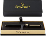 Bck Lacquer Roller Pen Scriveiner - Pix de lux uimitor cu finisaj &icirc;n aur de 24K,
