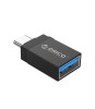 Adaptor OTG USB 3.0 Type C tata - USB A mama negru Orico CBT-UT01-BK