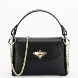 Cumpara ieftin Geanta neagra mica din piele naturala 1602 122