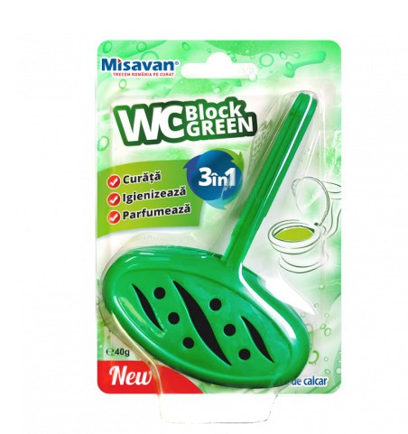 Odorizant Wc Block Green 40G, Misavan - 90022227