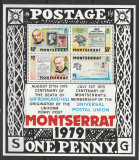 Inventatorul primelor timbre,Rowland Hill,Monserat., Posta, Nestampilat