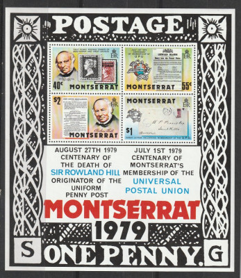 Inventatorul primelor timbre,Rowland Hill,Monserat. foto