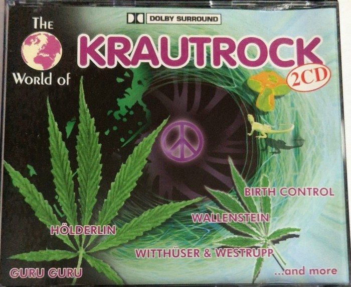 Various &lrm;&ndash; The World Of Krautrock NM / NM dublu cd muzica hard rock avnatgarde ZYX Germania 1997