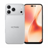 Cumpara ieftin Telefon Mobil HOTWAV A18 Pro Max, Argintiu, 4G LTE, NFC, 6.65, HD+, 16GB RAM (4GB + 12GB extensibili), 128GB ROM, Octa-Core, 5160mAh 10W, Android 16,