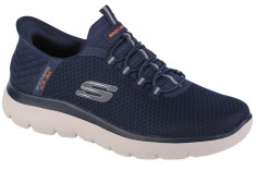 Pantofi pentru adidași Skechers Slip-Ins Summits - High Range 232457-NVY albastru marin foto