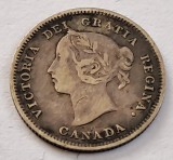 Canada, 5 Cents 1888 , Victoria