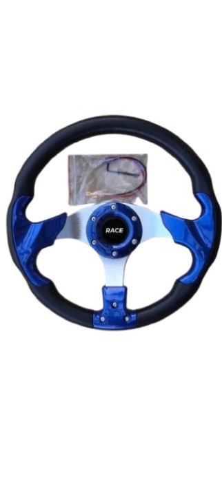 Volan sport albastru