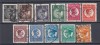 ROMANIA 1930 LP 86 CAROL II FILIGRAN PTT (UZUALE) SERIE STAMPILATA, Stampilat