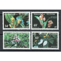 Wallis et Futuna 1982 Mi 416/19 MNH, nestampilat - Flori