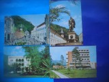 HOPCT LOT 2419 -BAILE HERCULANE -JUD CARAS SEVERIN -4 CARTI POSTALE-CIRCULATE, Circulata, Printata, Caras-Severin