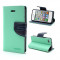 Toc FlipCover Fancy Sony Xperia Z1 Compact MINT-NAVY