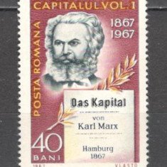 Romania.1967 100 ani "Capitalul"-K.Marx CR.153