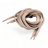 Sireturi plate din poliester pentru pantofi / hanorace Crisalida, 130 cm, Bej